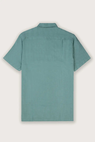 Timless Basics Sky Blue Pure Linen Shirt