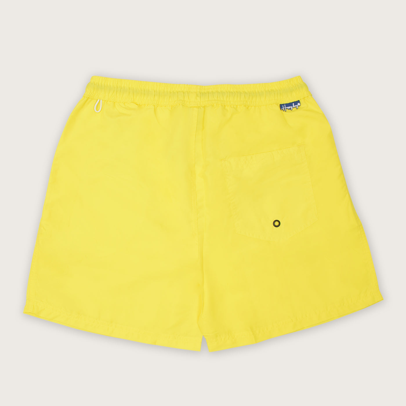Plain Elastic Swim Shorts