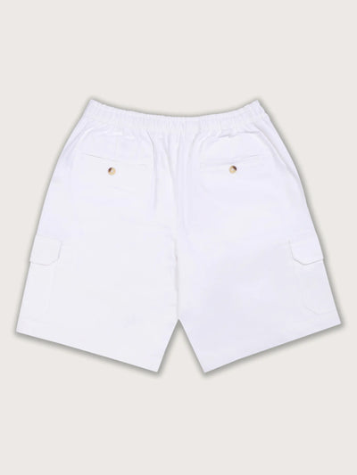 Endless Summer Comfort White 2-Pocket Shorts
