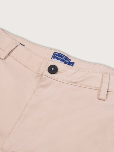 Breezy Day Out Beige Cargo Shorts