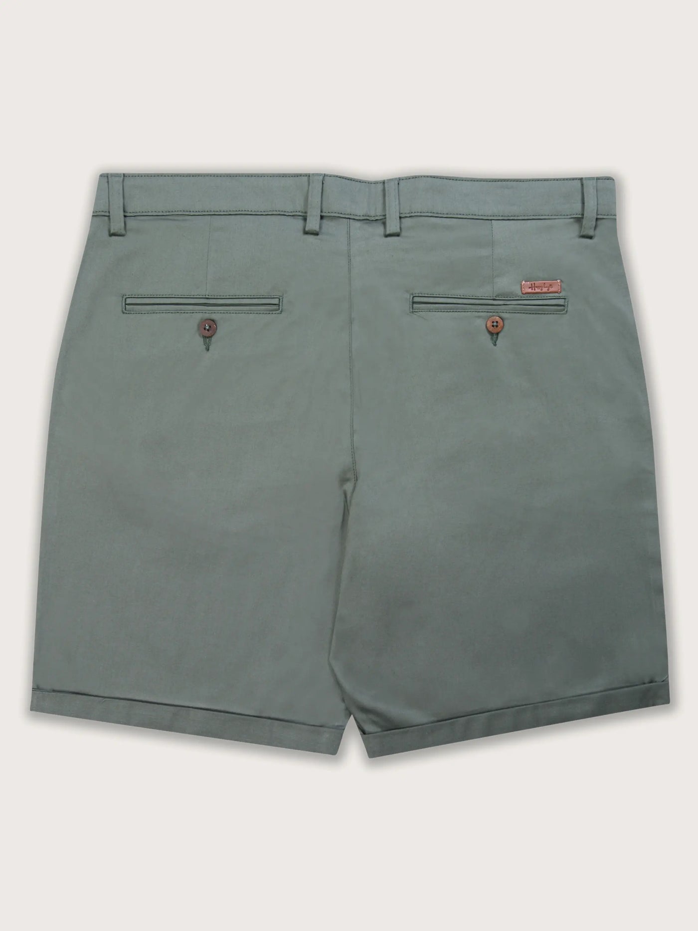 Forest Escape Basic Green Bermuda shorts