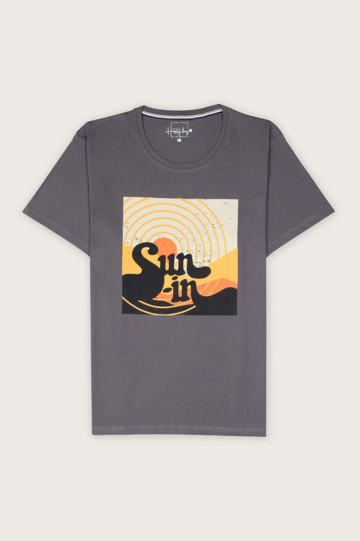 The Sunny Affair Gray T-shirt