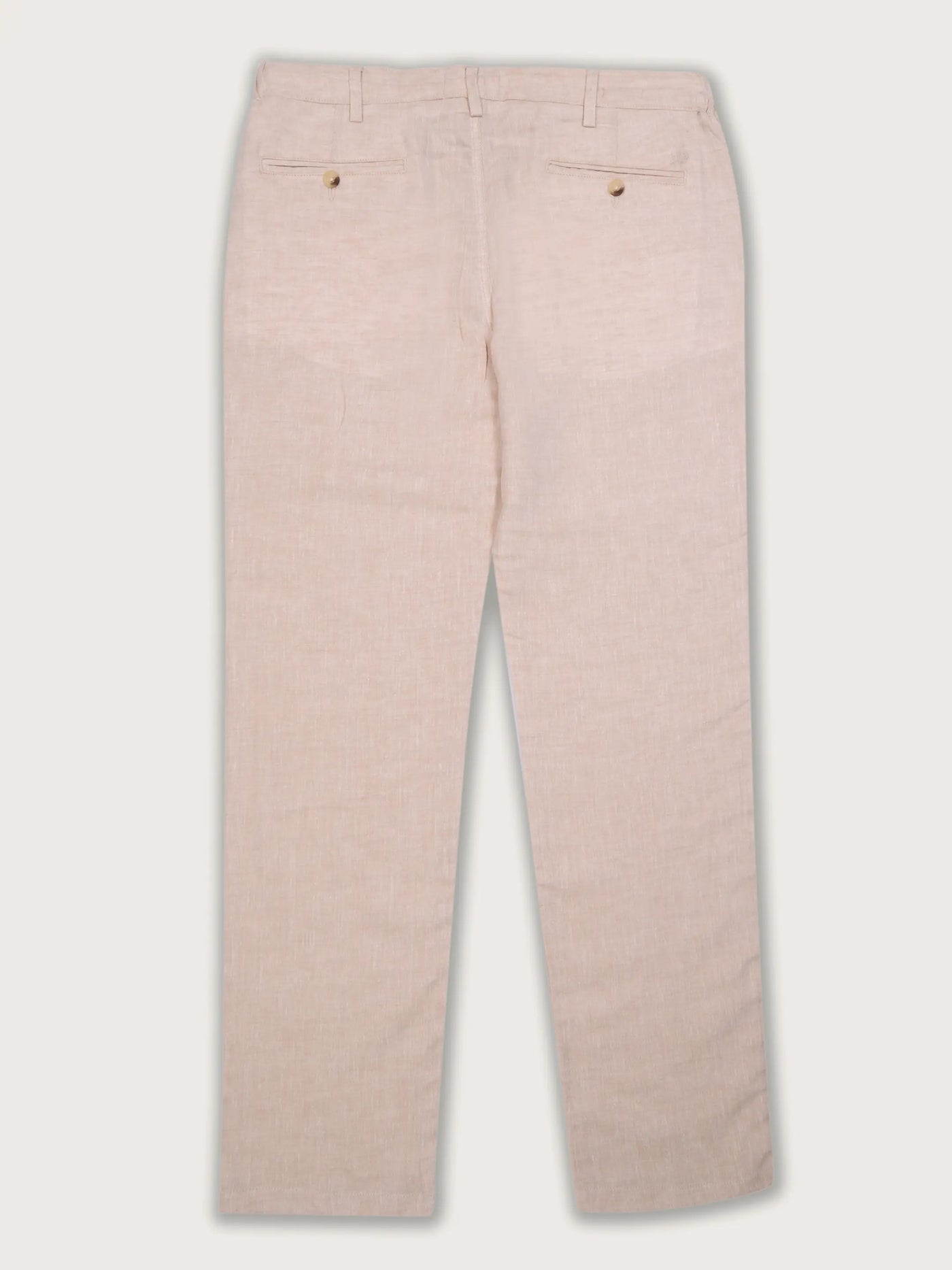 Sandy Shores Beige Pure Linen Pants