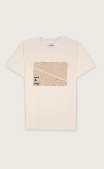 Exotic Island Beige T-shirt — men's summer casualwear. Shop Happy Bay Spain and UK now!
