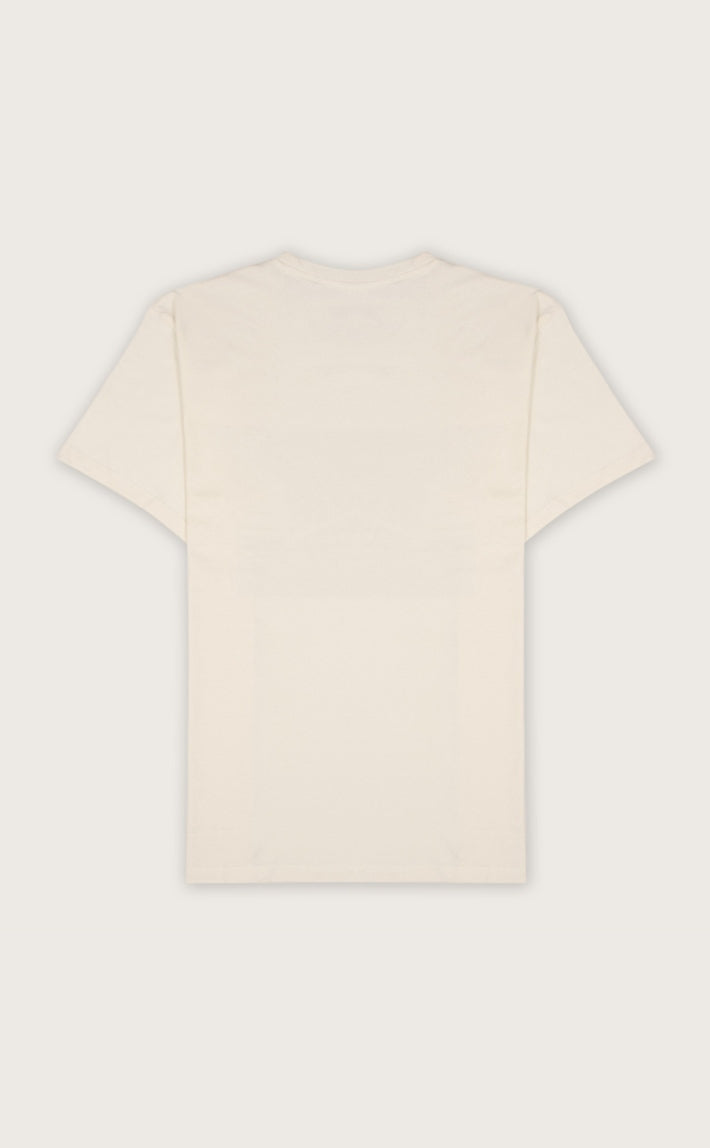 Beige men’s casual T-shirt — summerwear essential. Shop Happy Bay in Europe today!