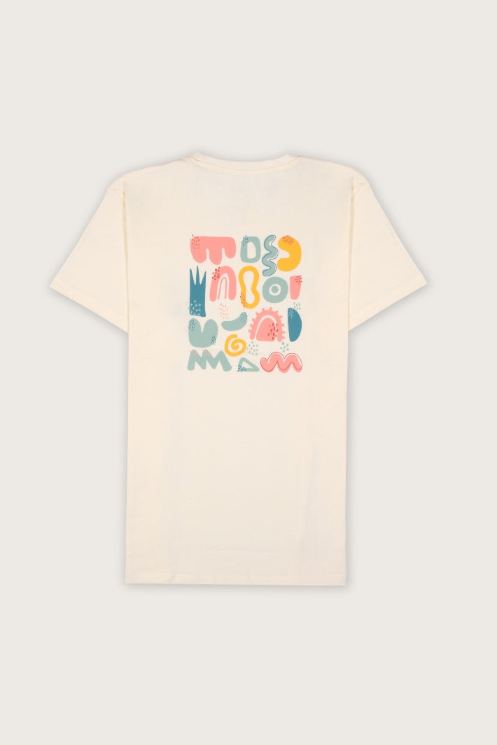 Men's beige casual T-shirt — perfect for everyday wear. Explore Happy Bay!