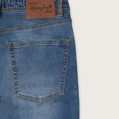 Going for Beach Adventure Blue Denim Shorts