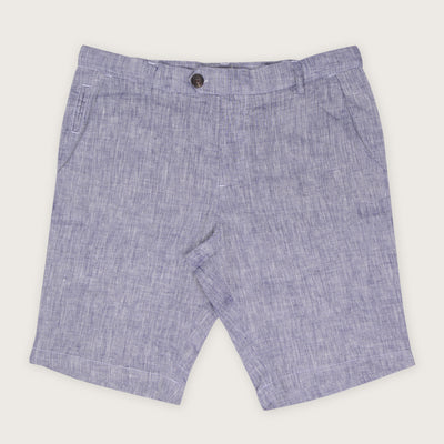 Küstensturm-Shorts aus reinem Leinen