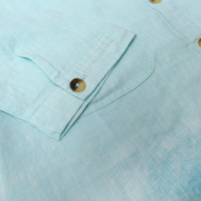 Light Hearted Women's Sky Blue Shirt — perfect summerwear for relaxed days. Shop now at Happy Bay Spain, UK & Europe!