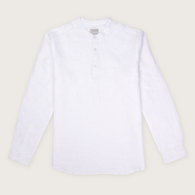 Pure Linen White knight Shirt