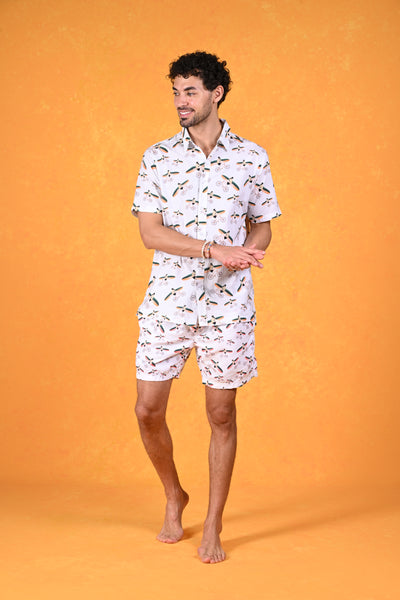 Pedal N' Paddle | Coastal Dreamer White Mood Shirt