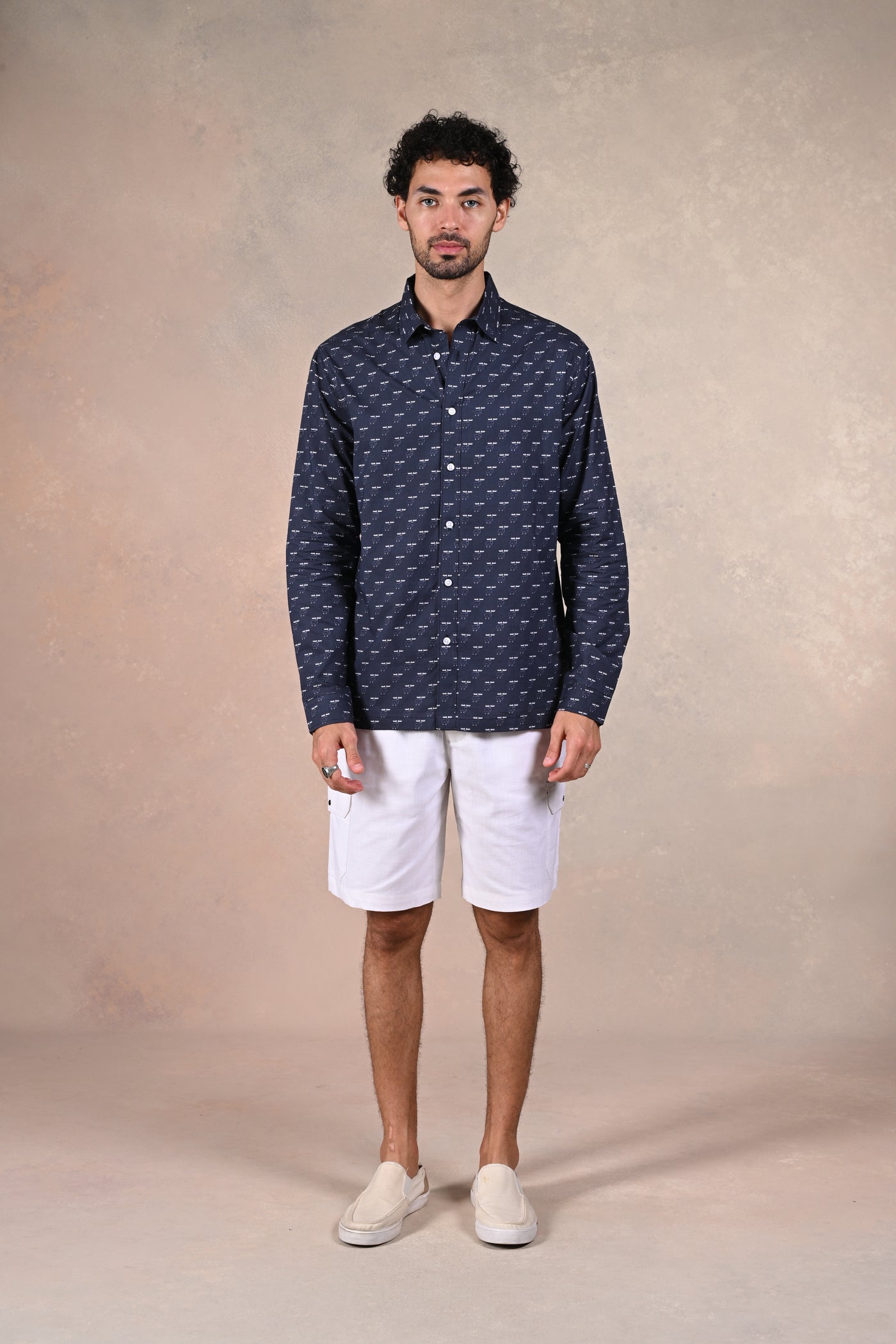 Midnight Wilderness | Celestial Safari Blue Mood shirt