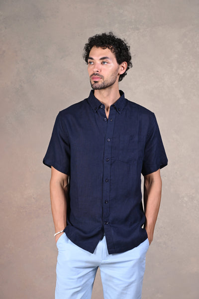 Stay effortlessly stylish with Happy Bay's Winters Tale Sky Captain Shirt - Shop now!