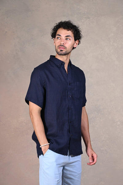 Designed for breathable comfort and timeless style, this linen shirt is a must-have - Get yours today!