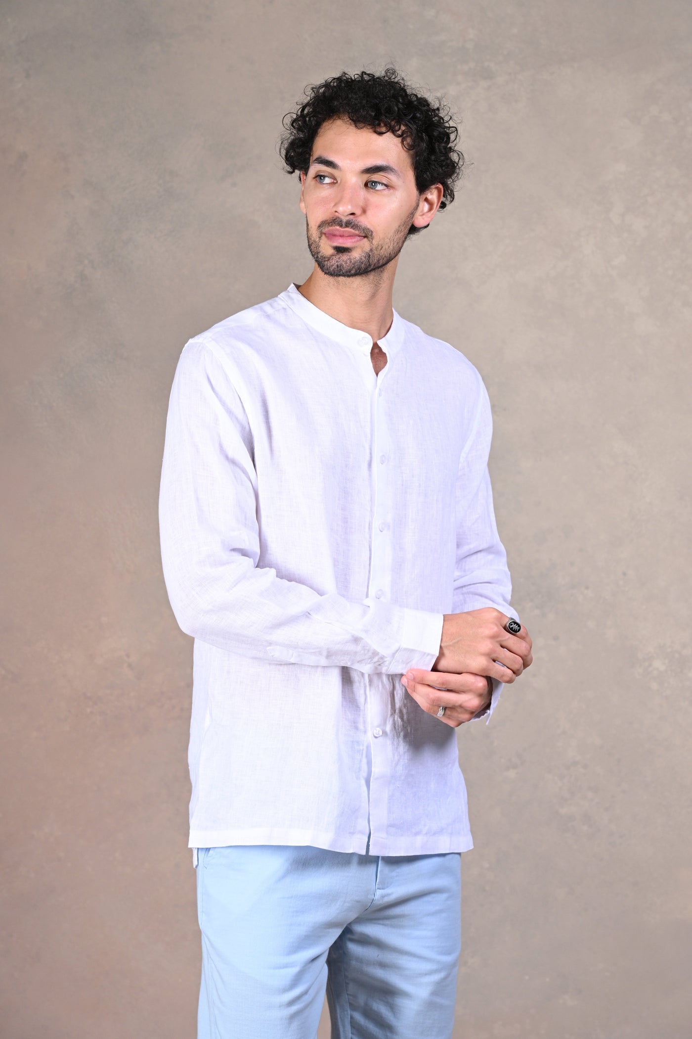 Happy Bay Linen Collection Shirt The perfect white shirt for timeless style. Get it today!