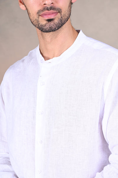 Happy Bay Men's Pure White Shirt Crisp, clean design for ultimate comfort. Get it today!