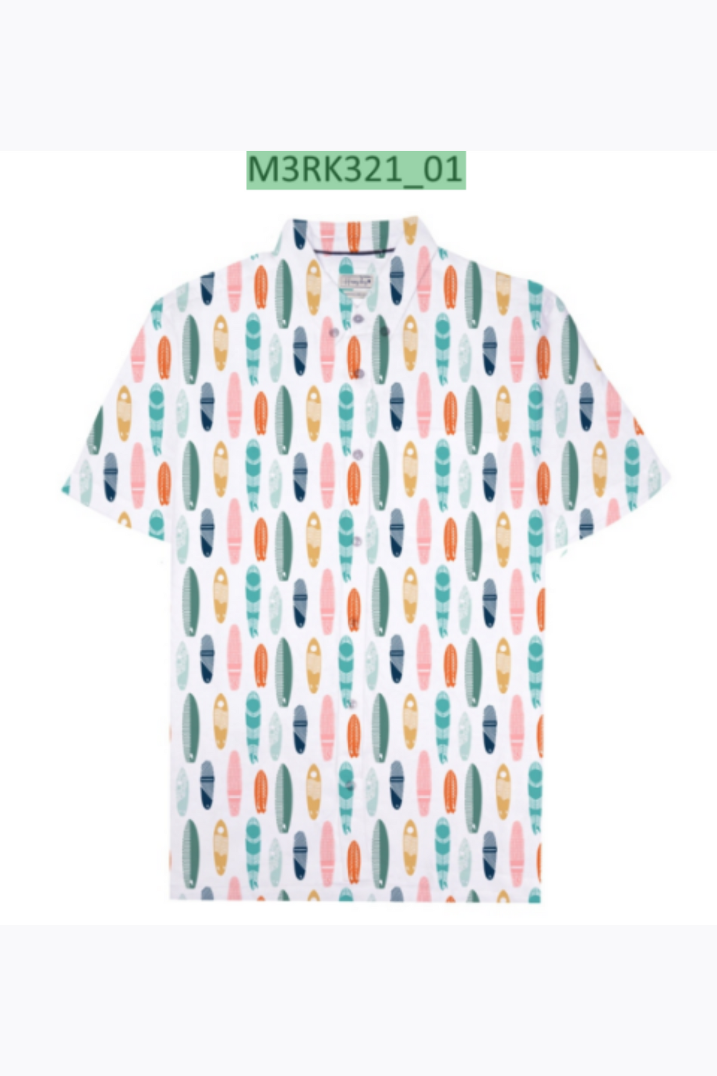 Surfboard Splash White Mood Shirt