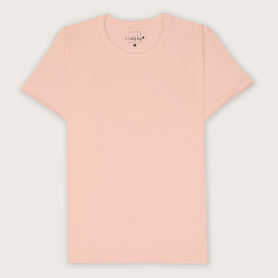 Timeless Comfort Pink T-shirt — stylish summerwear for women, perfect for casual days. Shop now at Happy Bay Spain, UK & Europe!