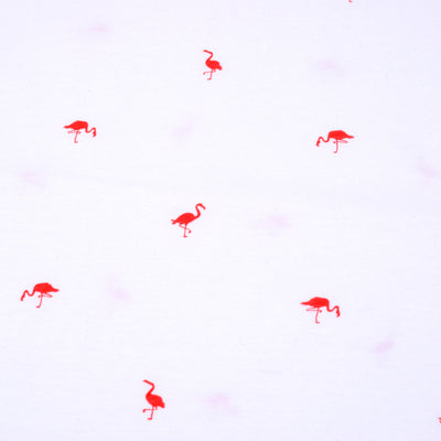 Weißes Flamingo-T-Shirt