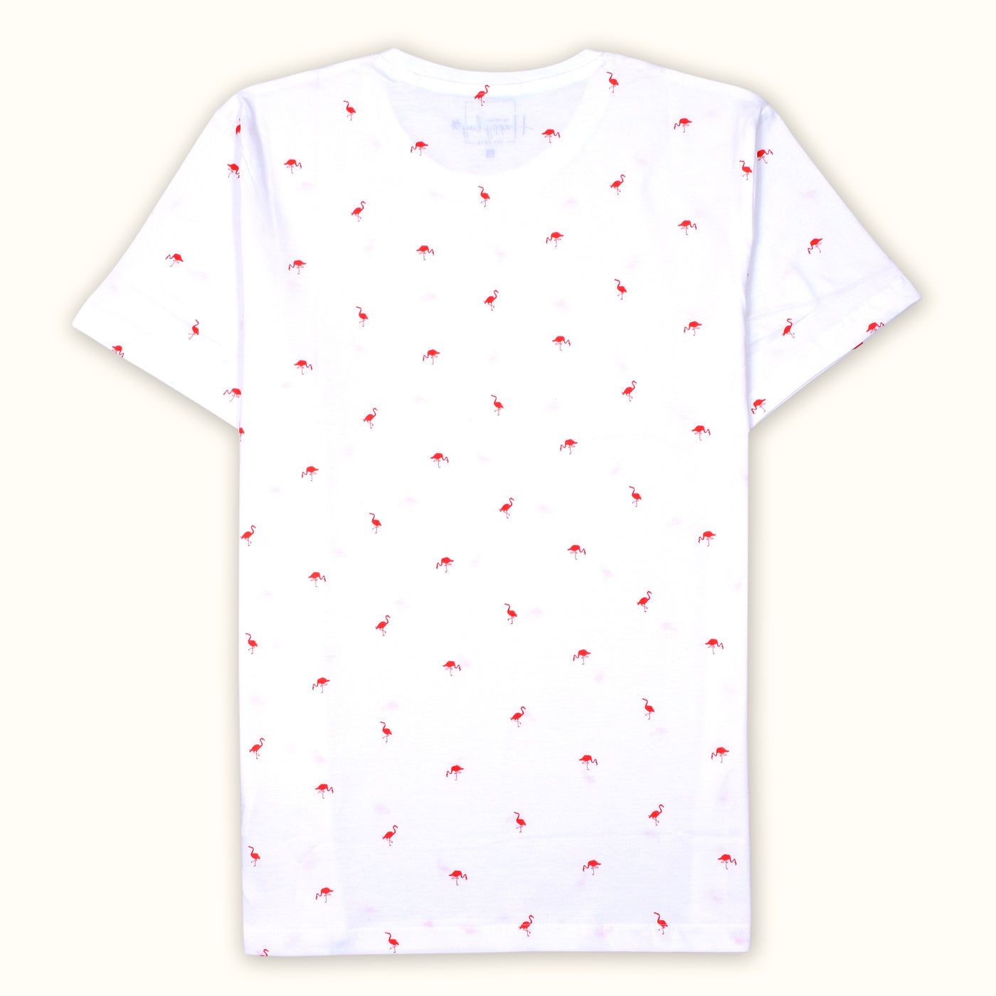Weißes Flamingo-T-Shirt