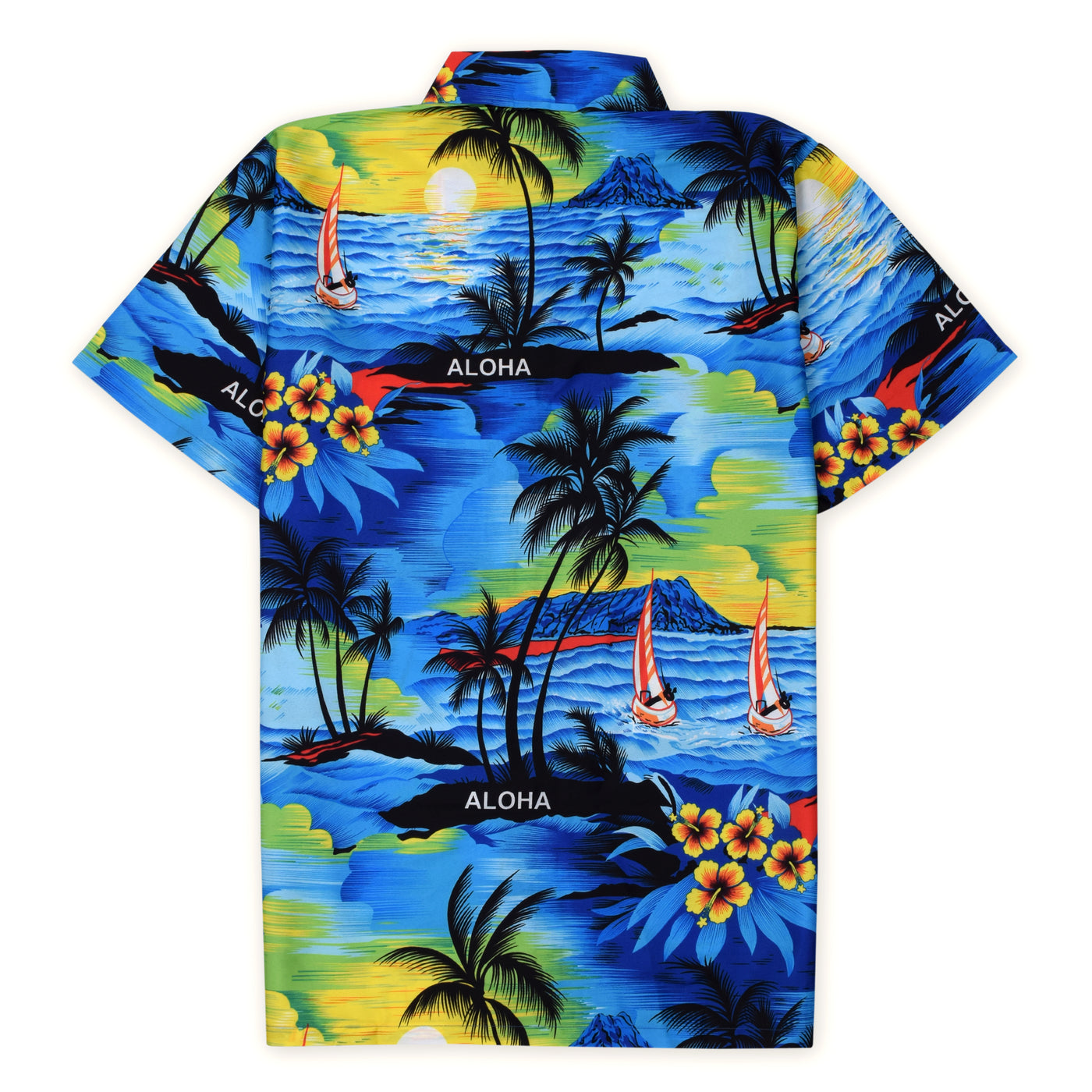 Das klassische Hawaiihemd „Sunset“.