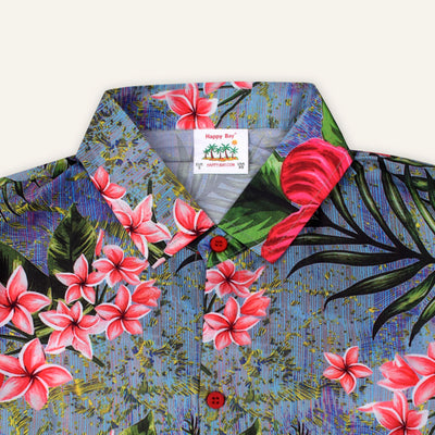 La camisa hawaiana Flower Power