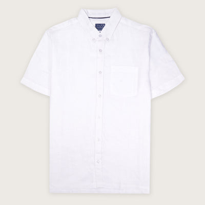 Buy now pure linen blanket of snow shirt