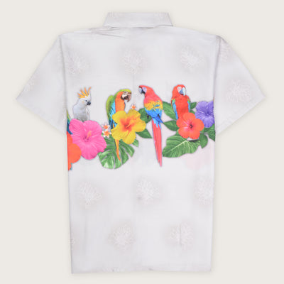 Das Papageien-Dschungel-Hawaiihemd