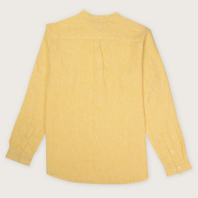 Camisa Pure Linen Pure Linen Mellow amarillo