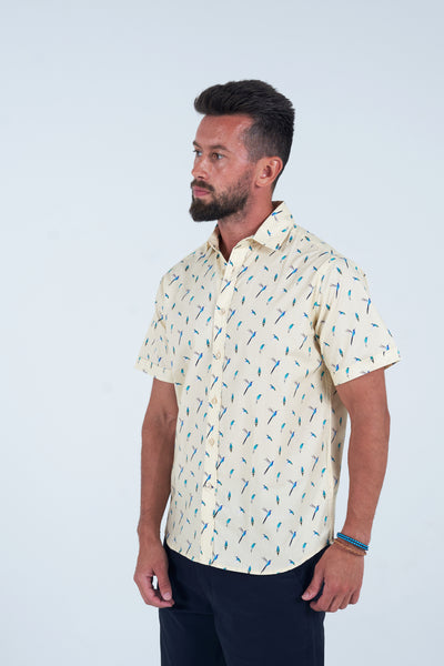 Macaw Desert Shirt in Beige