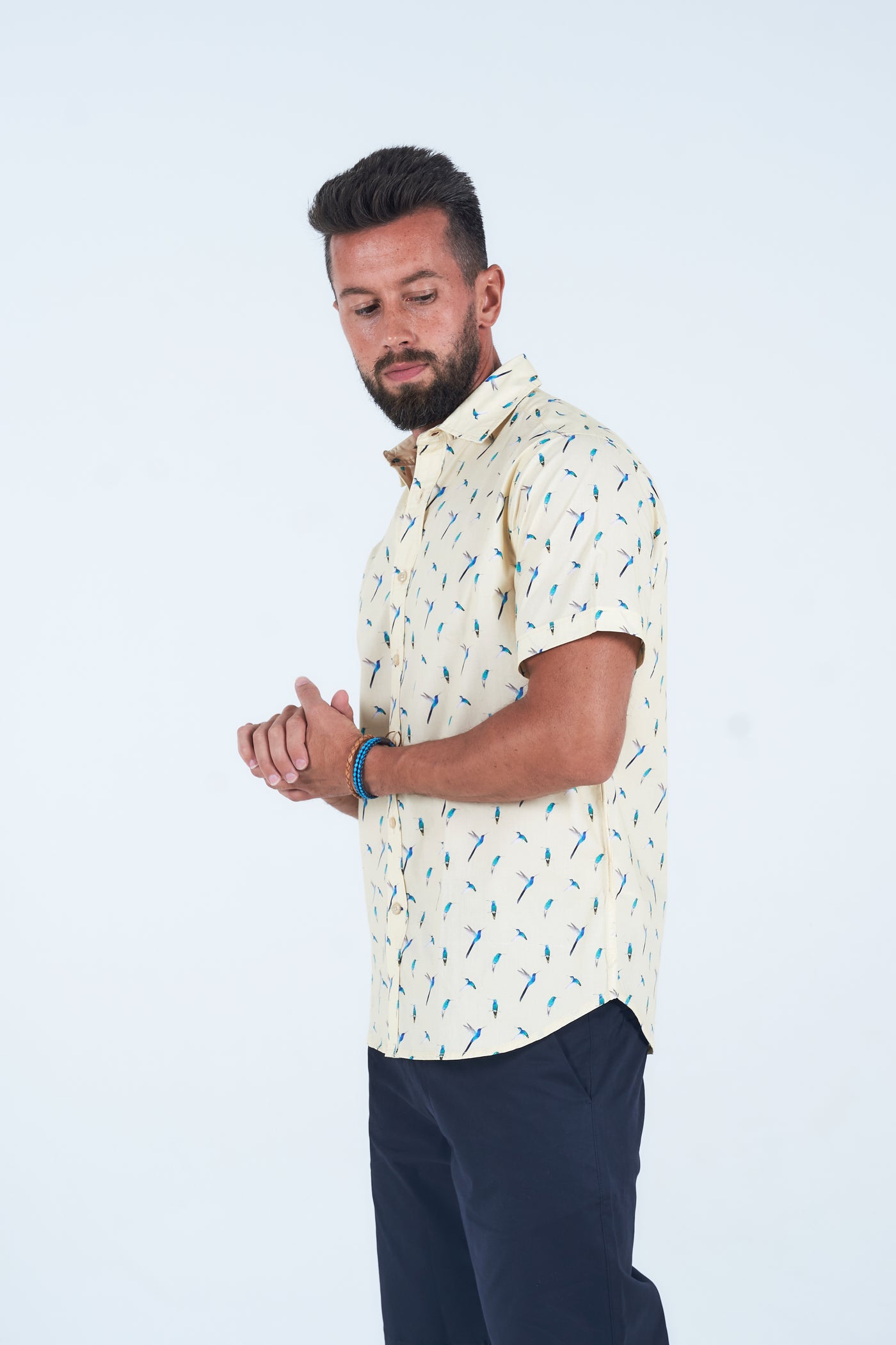 Macaw Desert Shirt in Beige